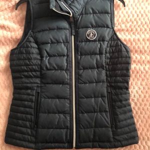 navy blue vest